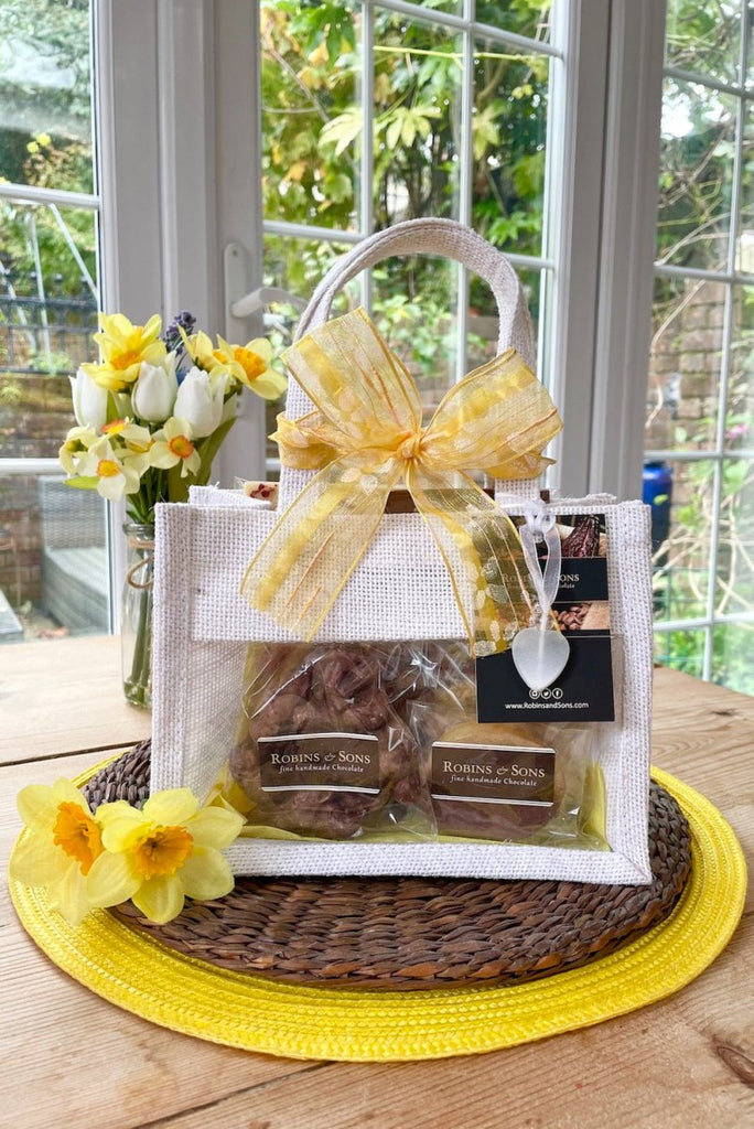 Chocolate Lovers gift bag containing assorted milk chocolate items