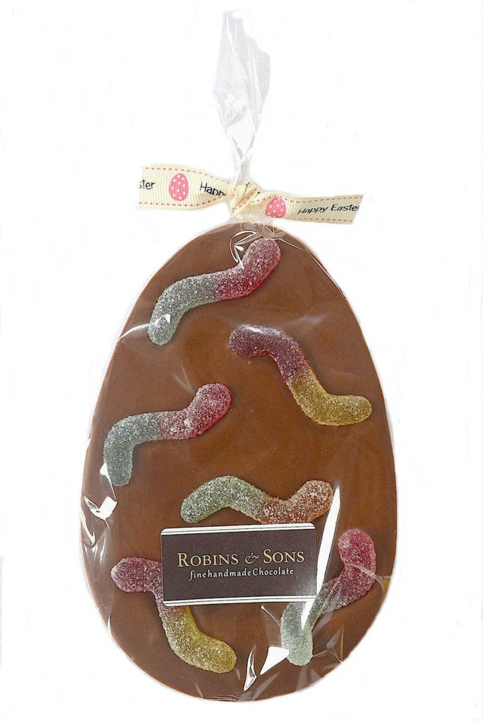 Fizzy wizzers Easter egg bar in clear packaging with Happy Easter ribbon bow