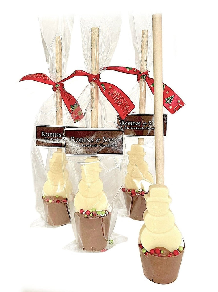 Snowman Hot Chocolate Stirrers