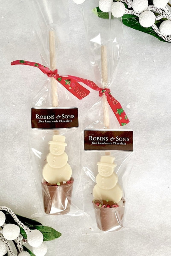 Snowman Hot Chocolate Stirrers