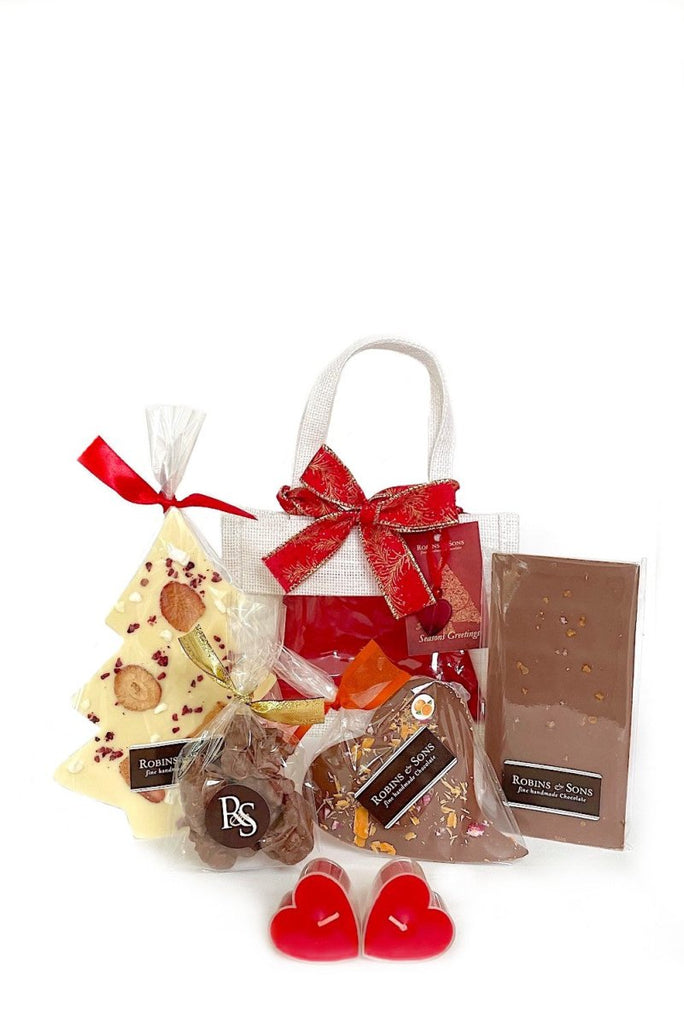 Christmas Ruby Gift Bag - Milk & White